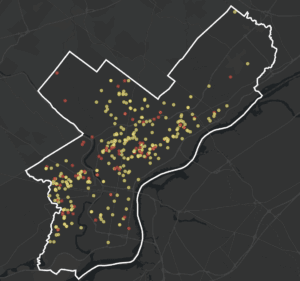 Still image of interactive map