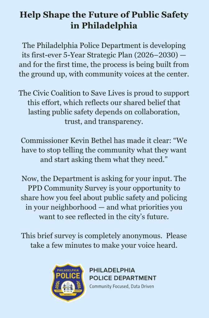 Philadelphia Police Department plan