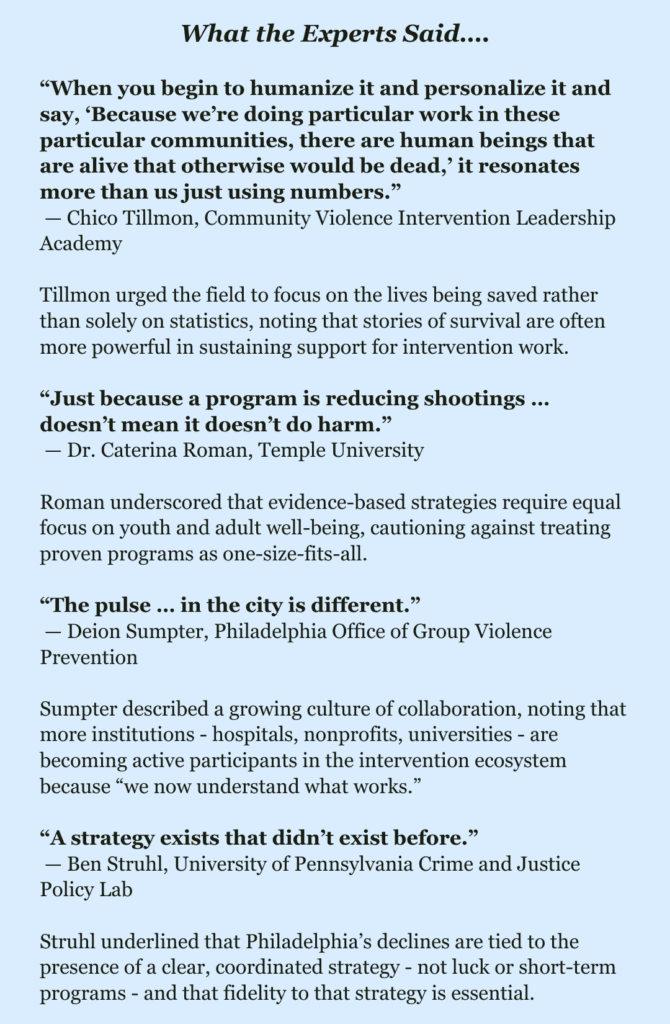 What experts said graphic